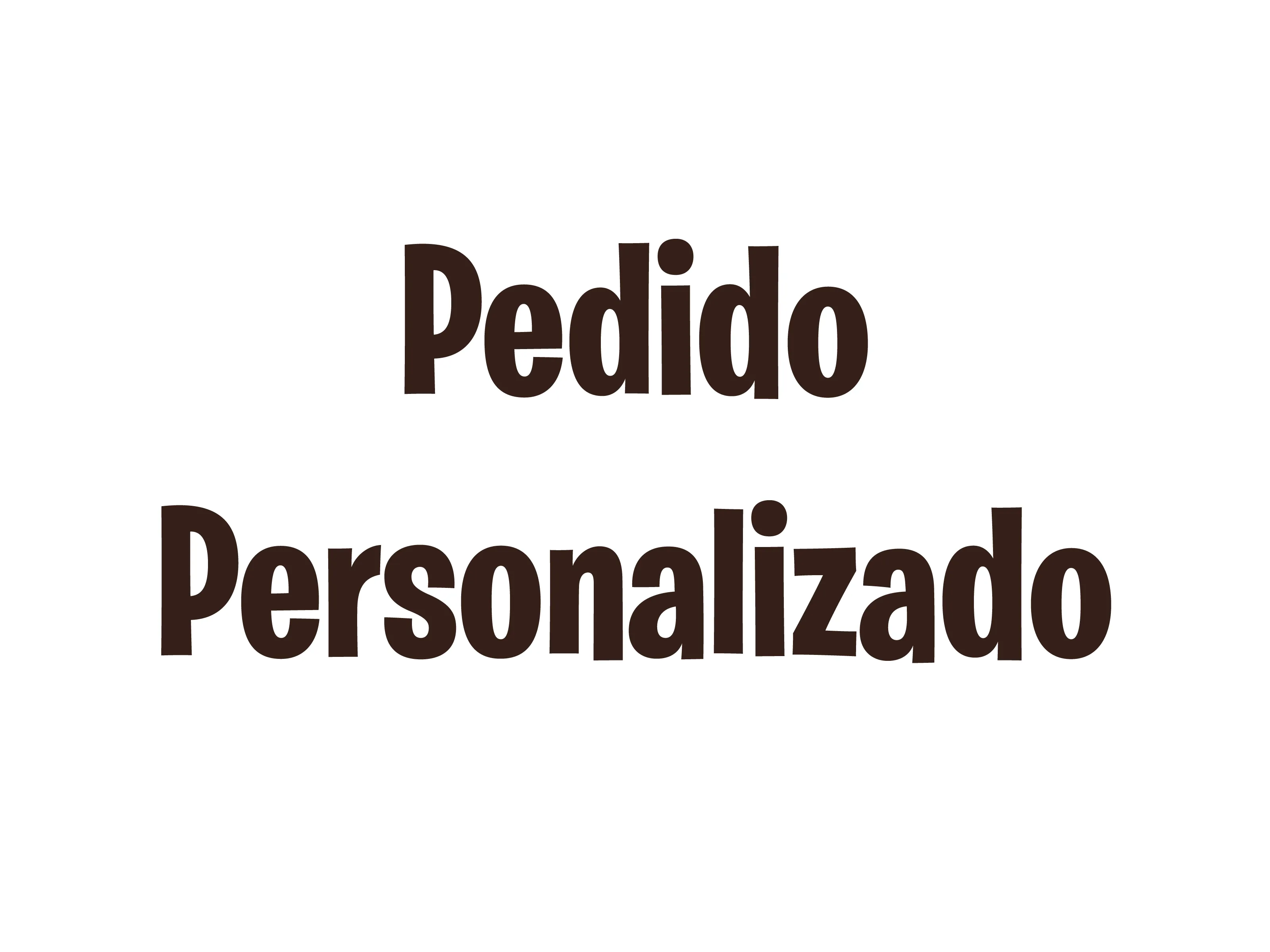 Atrezo pedido personalizado